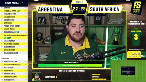 SOUTH AFRICA VS ARGENTINA LIVE