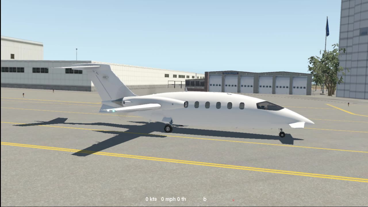 Piaggio Aero P180 Avanti II - Xplane 11 on Ubuntu 24 LTS - Freehand on KSDL -
