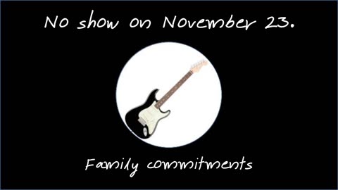 No show on November 23