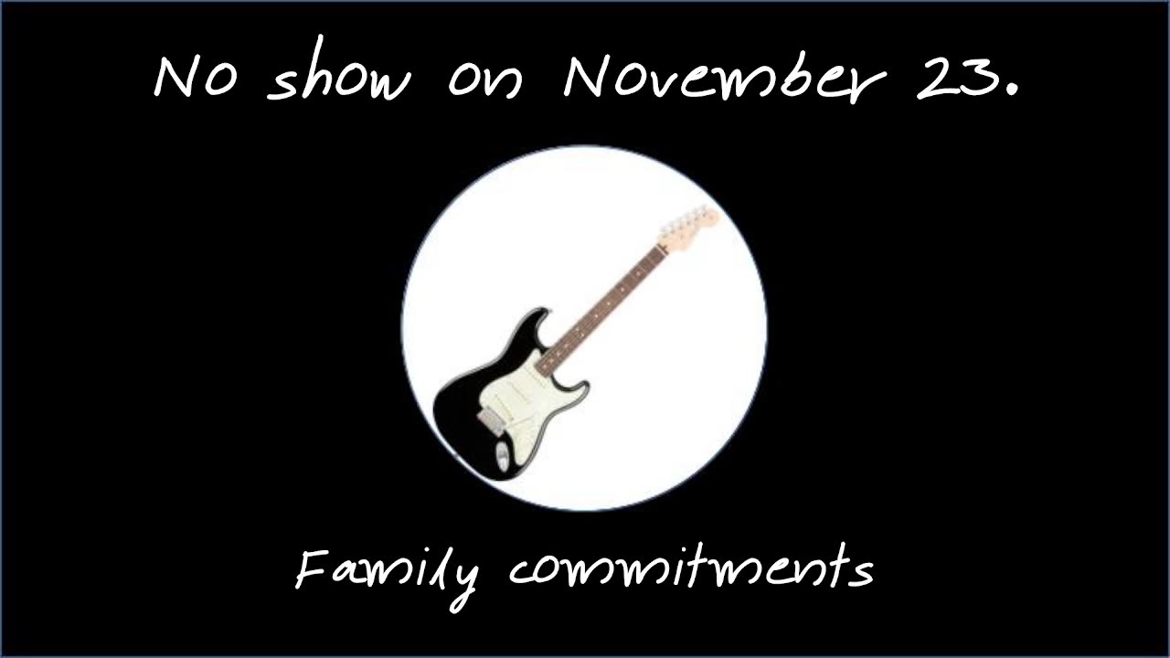 No show on November 23