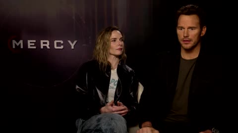Chris Pratt, Rebecca Ferguson on AI journey in thriller 'Mercy'