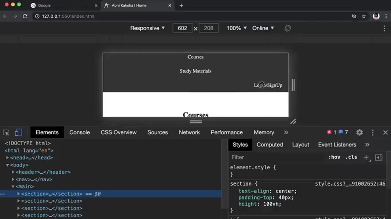 27 Updating Design of Mega Project _ Web Development Course