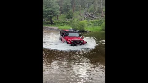 Crossing the Malheur river
