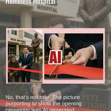 Fact Check: Pete Buttigieg Did NOT Open 'America's First 100% Free Homeless Hospital'