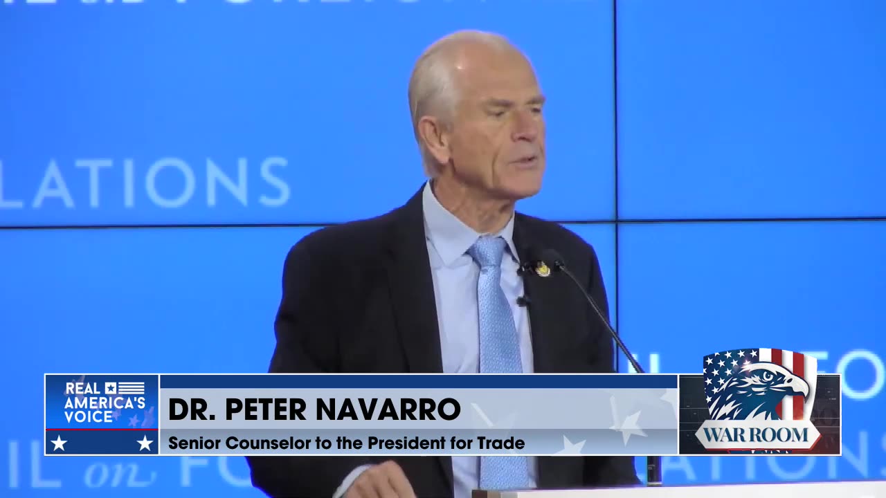 DR. PETER NAVARRO: We Do Not Trade Off Economic Security For National Security. We Believe Economic Security IS National Security