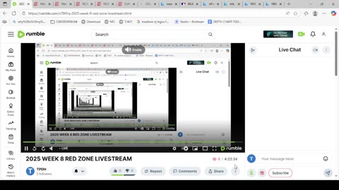 2025 WEEK 8 RED ZONE LIVESTREAM
