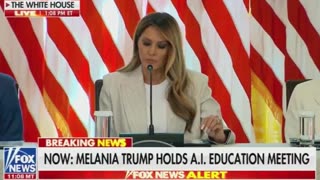 ⚠️🔥⚠️Melania Trump Embraces "Skynet" Self-Driving Cars, Robots, War Drones Reshape Our World