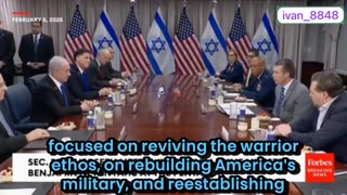 Col. Douglas Macgregor "He (Pete Hegseth) recognizes who THE BOSS in charge is. Benjamin Netanyahu"