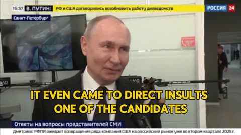 🇷🇺🇺🇸 Putin compliments Trump