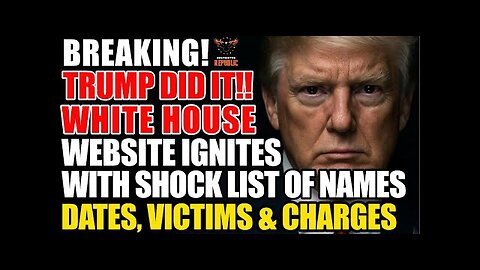OMG! TRUMP DID IT! White House Website IGNITES With SHOCKING LIST of Names, Dates, Victims & Charges
			