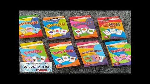 Flash Card Cognition Game Montessori Animal Fruits Body Learning Double Side Early Review