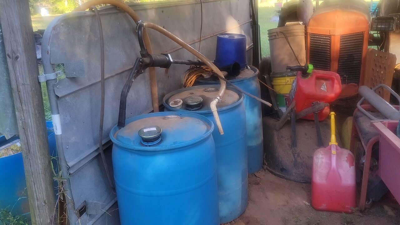 Finishing my fuel rotation and giving up on watermelons.