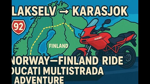 Ducati Multistrada from Nordkapp – On the Way to Santa Claus ep.3