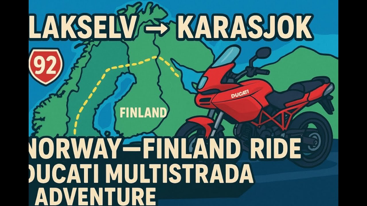Ducati Multistrada from Nordkapp – On the Way to Santa Claus ep.3