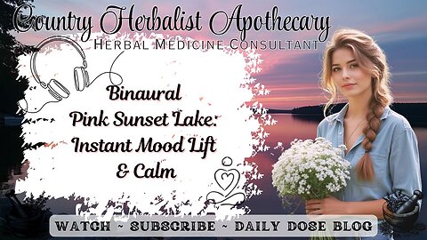 Binaural Pink Sunset Lake: Instant Mood Lift & Calm (Headphones On!)