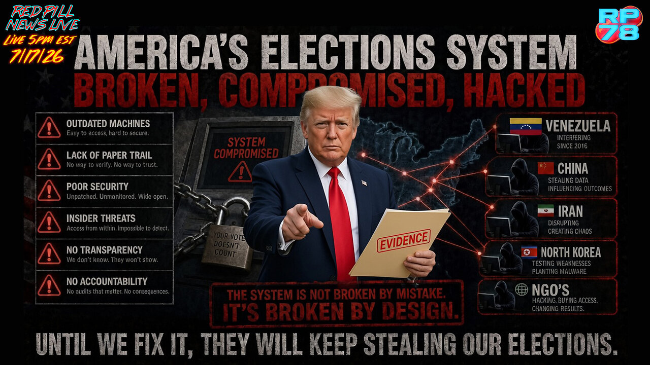NOT A RUG: Shadow Government Exposed In Trump Speech, Election Stolen on Red Pill News Live