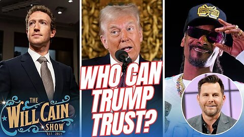 The Will Cain Show | Can Trump converts like Zuckerberg and Snoop be trusted? PLUS, Dave Rubin!