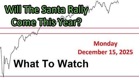 What to Watch Update for Monday December 15, 2025