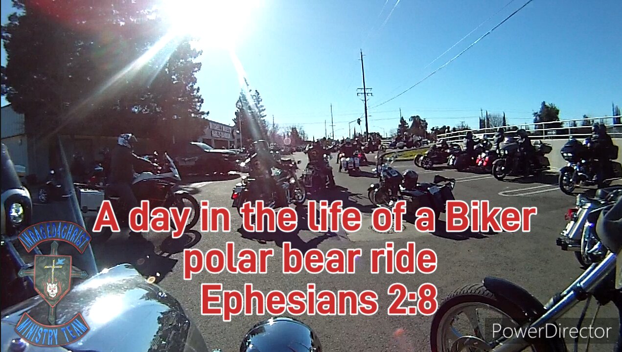 A day in the life of a Biker polar bear ride Ephesians 2:8