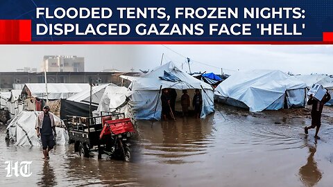 Gaza Winter Turns Deadly As Flooded Shelters Drown Displaced, Survival Becomes Challenge