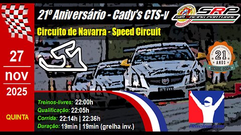 🇵🇹 [iRacing Live] 🇵🇹 21º Aniversário @ Circuito de Navarra