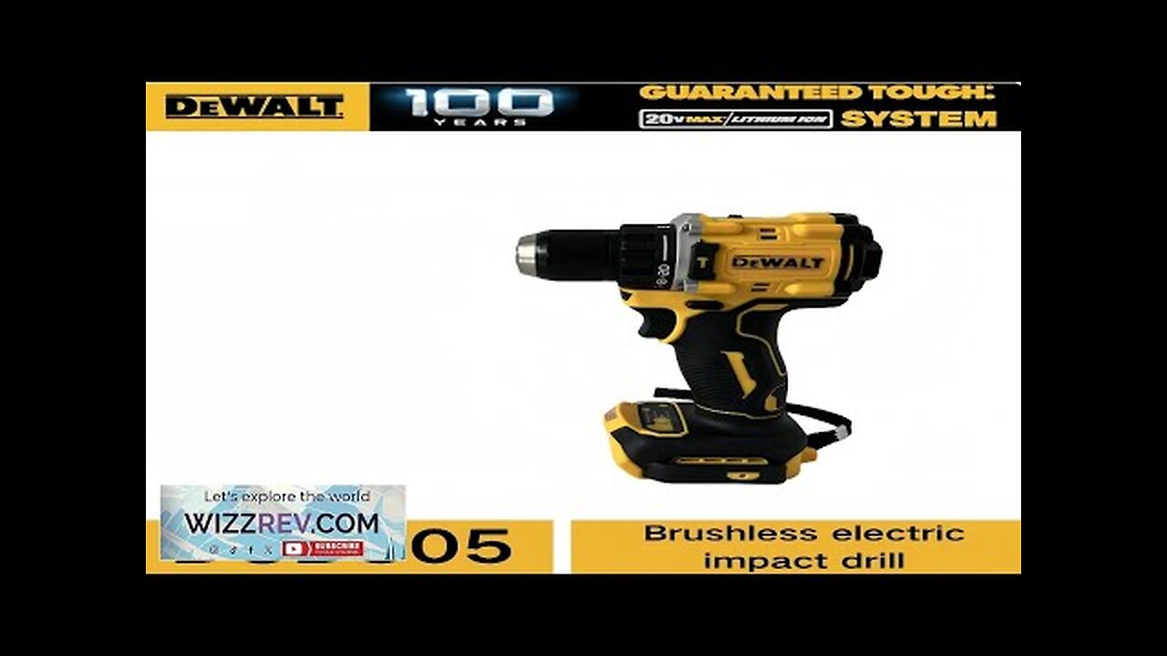 DEWALT DCD805 Cordless Hammer Drill Driver Bare Tool 20V MAX Brushless 1/2 Review