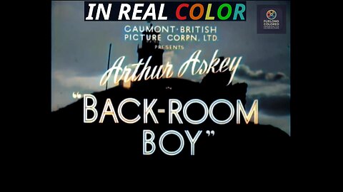 🕵️‍♂️ The Back Room Boy (1942) — In Real Color — Full Movie