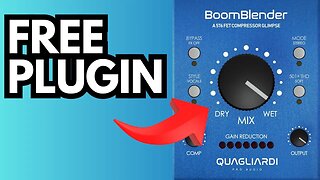 HURRY! SNAG THIS FREE COMPRESSOR WHILE YOU CAN | NAMM BoomBlender by Quagliardi QUICK LOOK