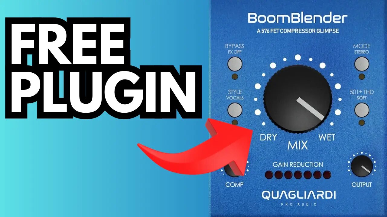HURRY! SNAG THIS FREE COMPRESSOR WHILE YOU CAN | NAMM BoomBlender by Quagliardi QUICK LOOK