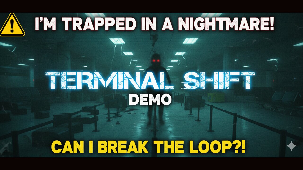 TRAPPED IN AN ENDLESS AIRPORT! | Terminal Shift | Demo | Gameplay