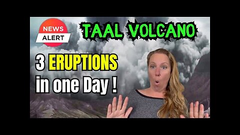 Former SUPER VOLCANO in the Philippines: MAJOR phreatomagmatic Eruption of Taal Volcano !