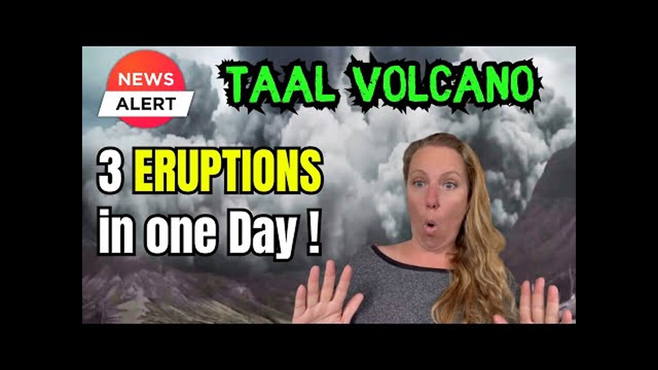 Former SUPER VOLCANO in the Philippines: MAJOR phreatomagmatic Eruption of Taal Volcano !