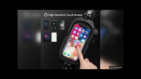 ROCKBROS 1.7L Cycling Bag 8 Inch Phone Bicycle Bag Touch Screen Top Review