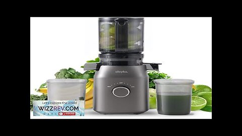 Juicer Machines Olayks Cold Press Juicer with 4.3" Large Feed Chute Fit Review