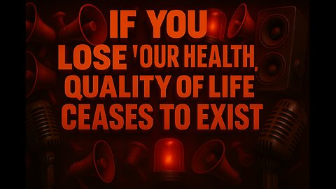 *FACT* We are Loosing our Health! Our very ability to even Function!