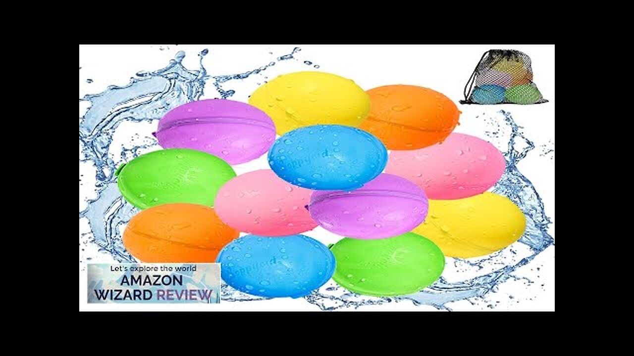 SOPPYCID Reusable Magnetic Water Balloons 12 Pack Refillable Water Bombs Self Sealing Review