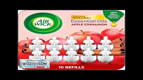 Air Wick Plug in Scented Oil Refill 10 ct Apple Cinnamon Air Review