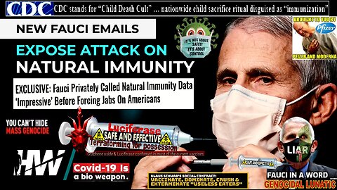 NEW FAUCI EMAILS EXPOSE ATTACK ON NATURAL IMMUNITY