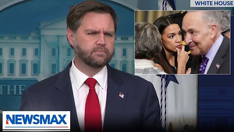 JD Vance: Government is shutdown because Schumer is terrified of AOC 