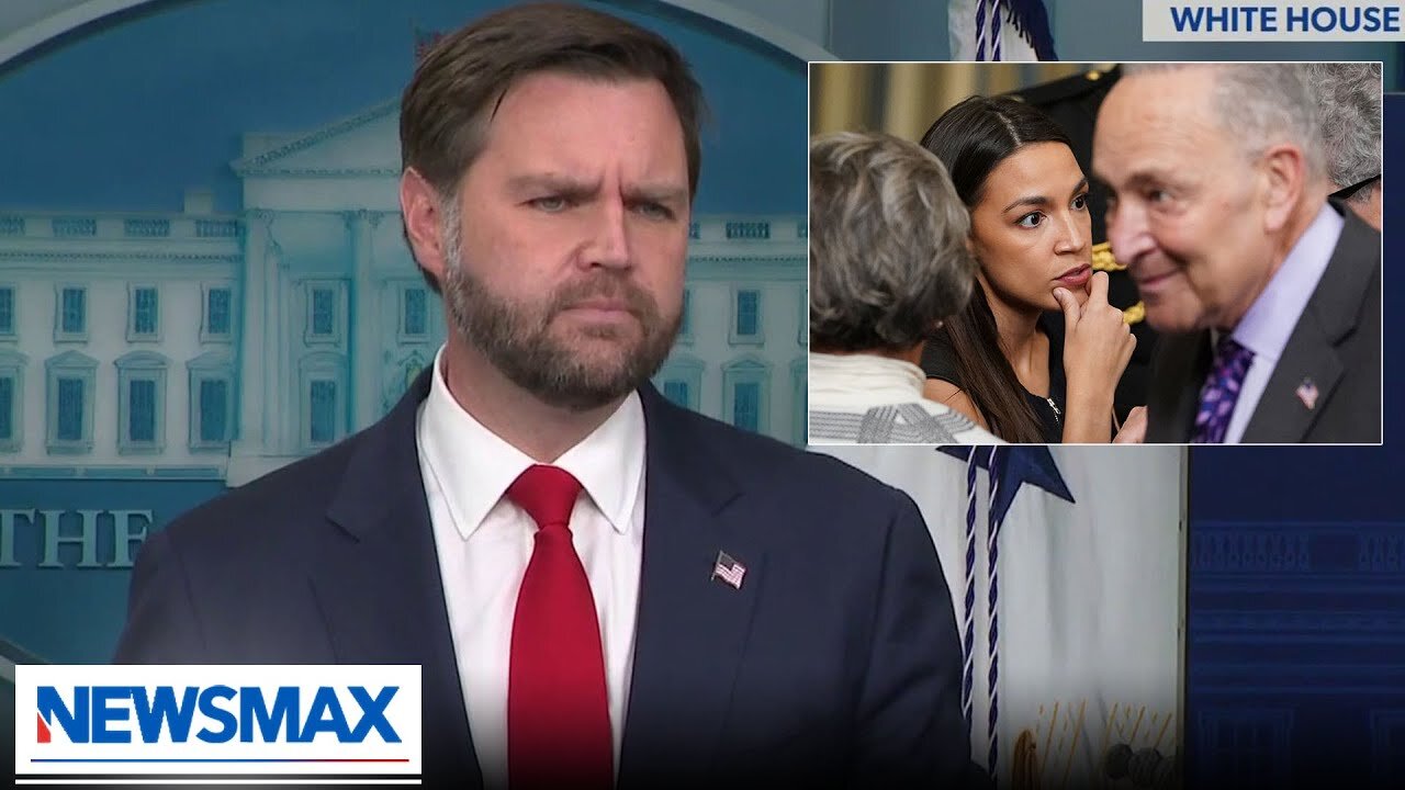 JD Vance: Government is shutdown because Schumer is terrified of AOC