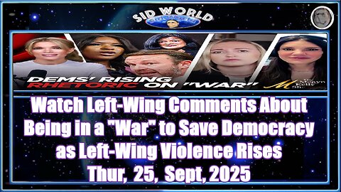 Watch Left-Wing Comments About Being in a 'War' to Save Democracy as Left-Wing Violence Rises