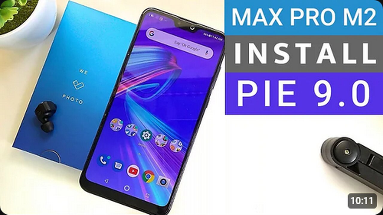 ZenFone Max Pro M2_ Unlock Bootloader _ Install TWRP _ Flash any Android 9.0 GSI ROM ! Hindi