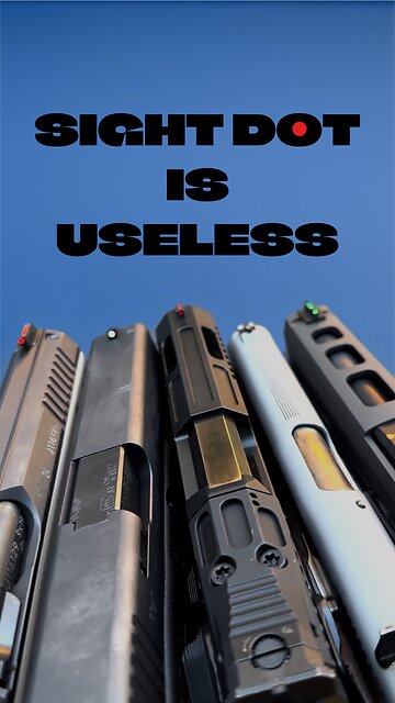 IRON SIGHT. DOT WON'T HELP!