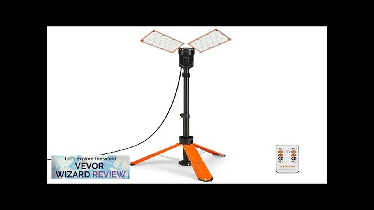 VEVOR Led Work Light 10000 lm Led Light Stand 2 x 50W Review