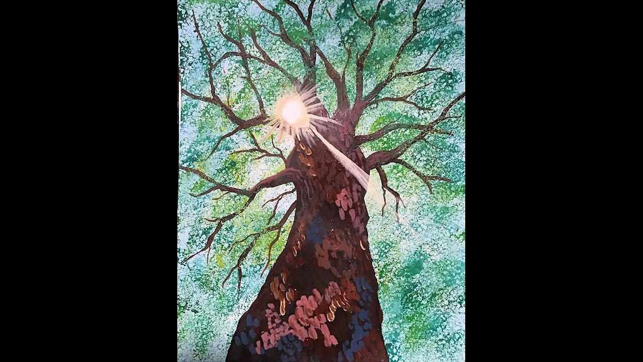 In the Studio: Impressionist Tree