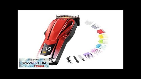 VEVOR Professional Hair Clipper Men's Barber Clipper 6800RPM with LCD Display Review