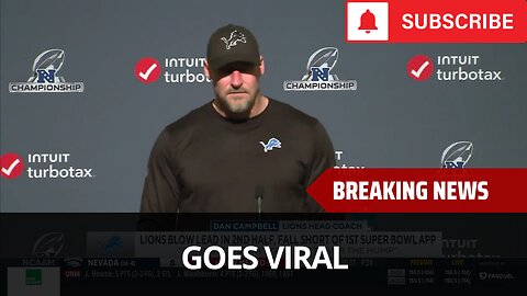 Dan Campbell Clip Goes Viral After Lions Miss Playoffs