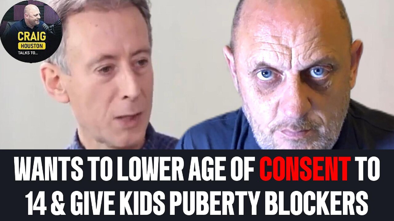 Peter Tatchell Wants Age of CONSENT To Be 14 & Wants kids to have PUBERTY BLOCKERS