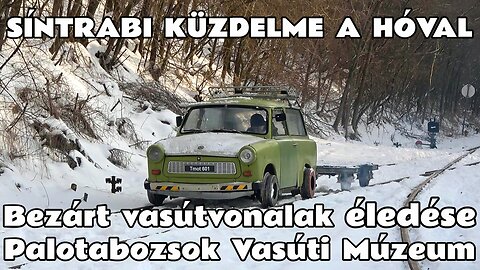 2026.01.11. A Síntrabi küzdelme a hóval. Bezárt vasútvonalak éledése, avagy téli üzem Palotabozsokon