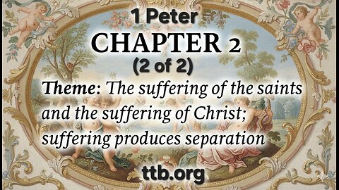 1 Peter Chapter 2 (Bible Study) (2 of 2)